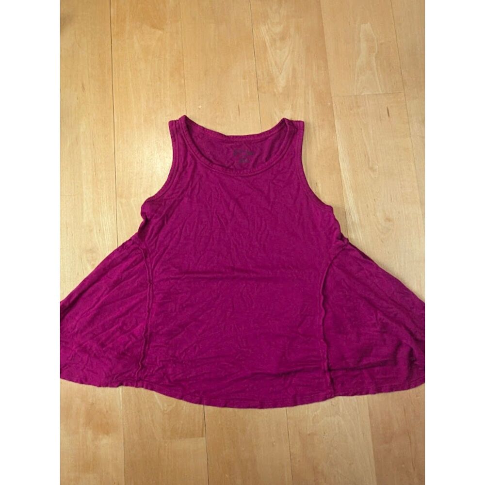 NFS DO NOT BUY Art Class magenta flowy twirly sleeveless swing tank top 7/8